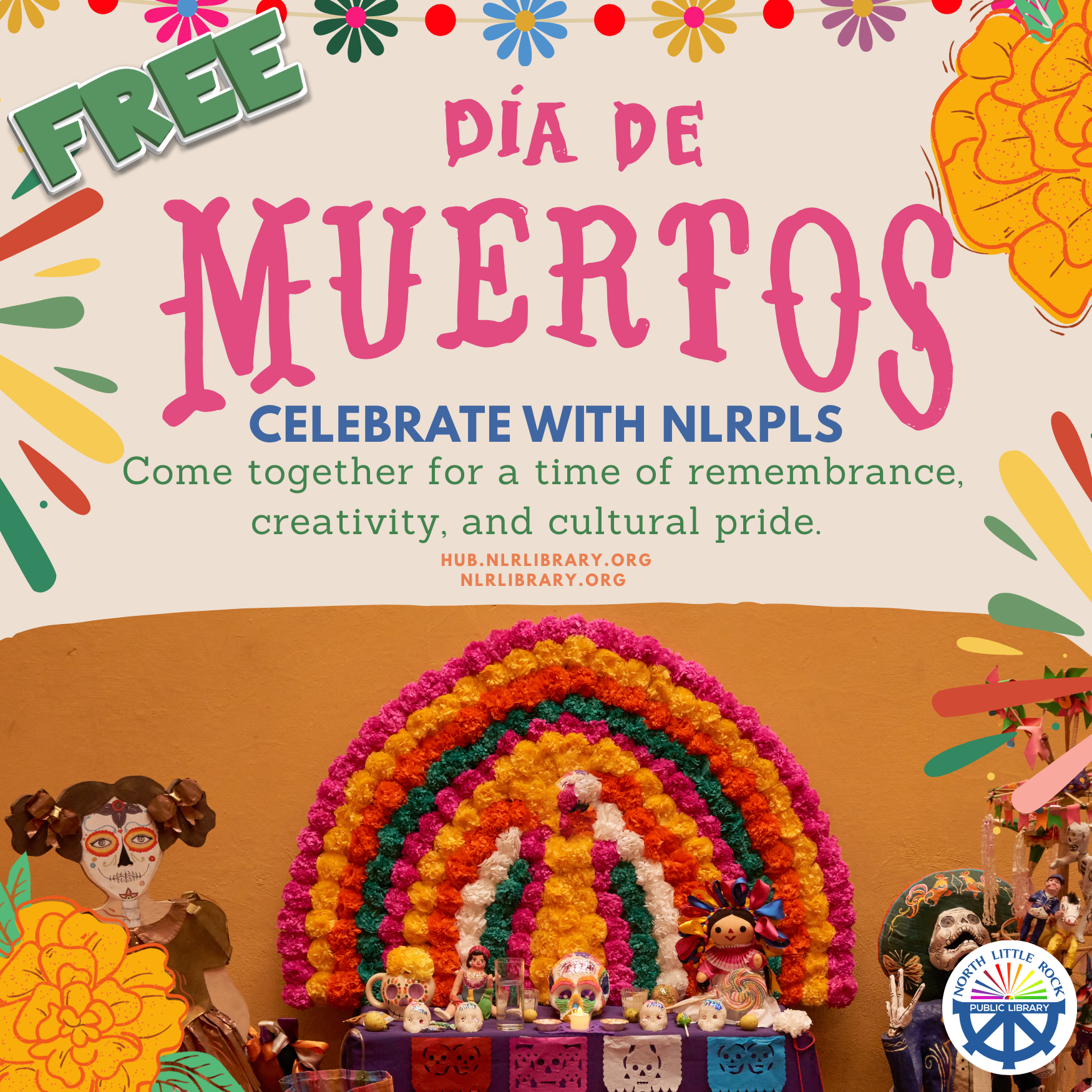Celebrate Day of the Dead with the North Little Rock Public Library System